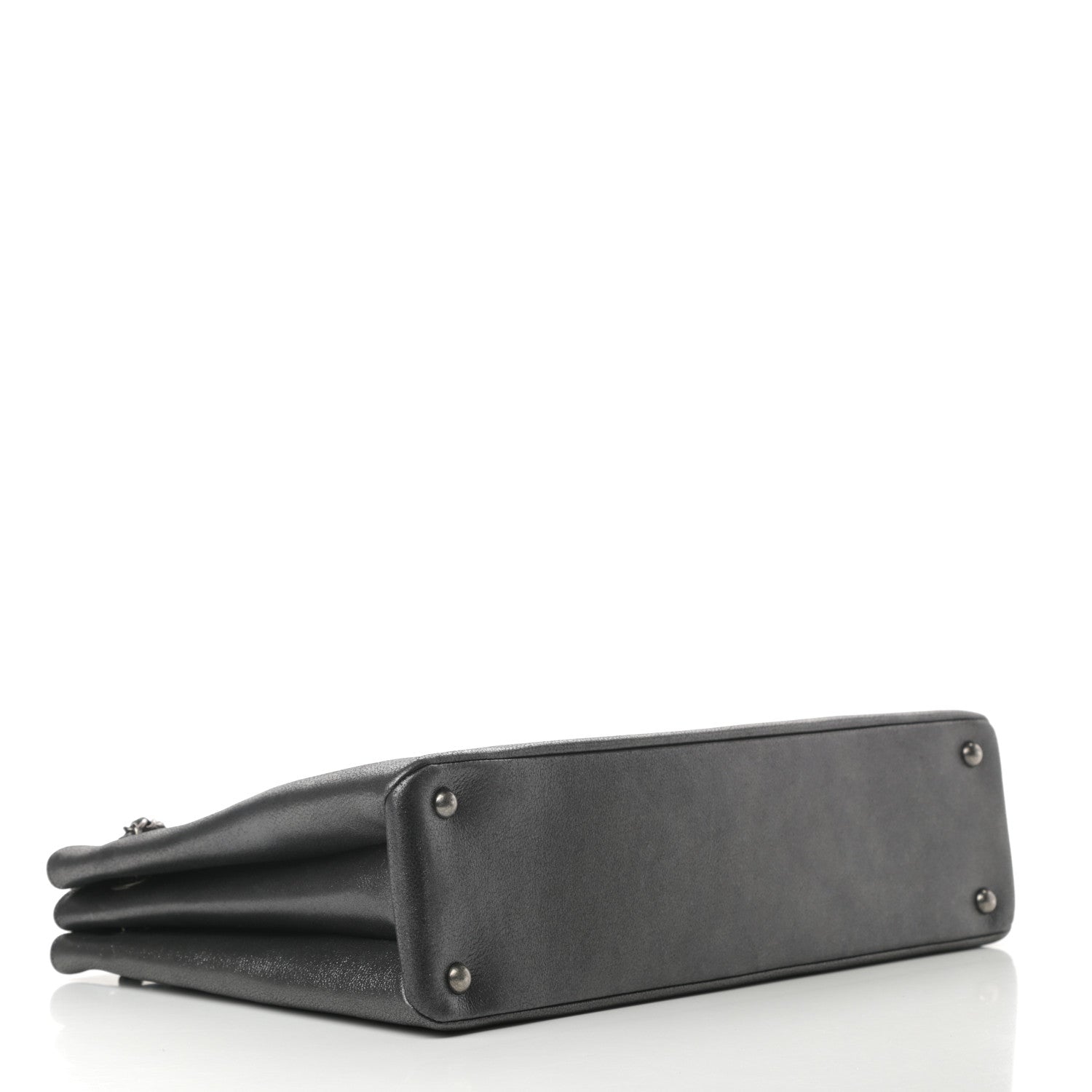 Chanel Iridescent Calfskin CC East West Shopping Tote Grey 4 of 12