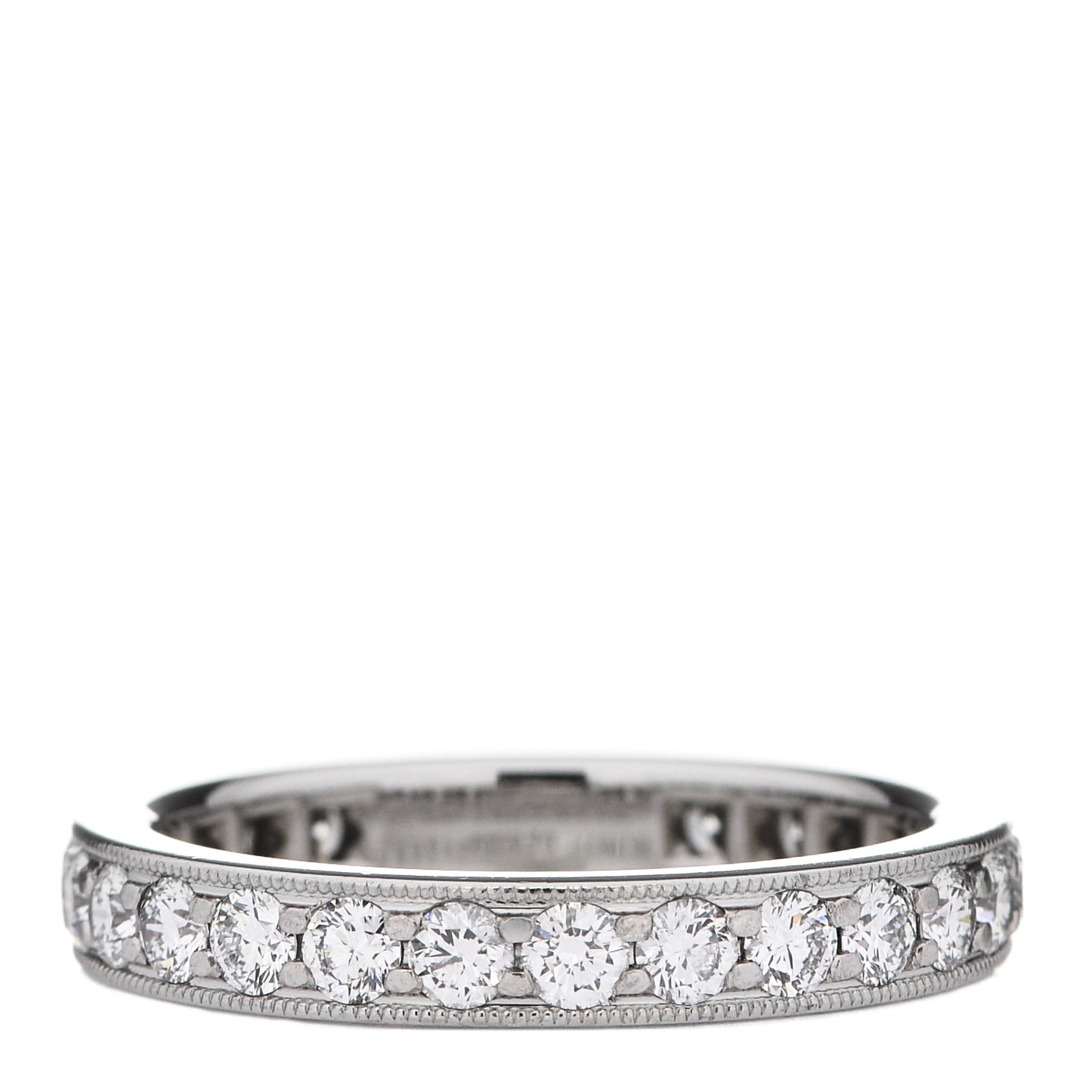 Platinum Diamond 3.2mm Legacy Band Ring 56 7.5
