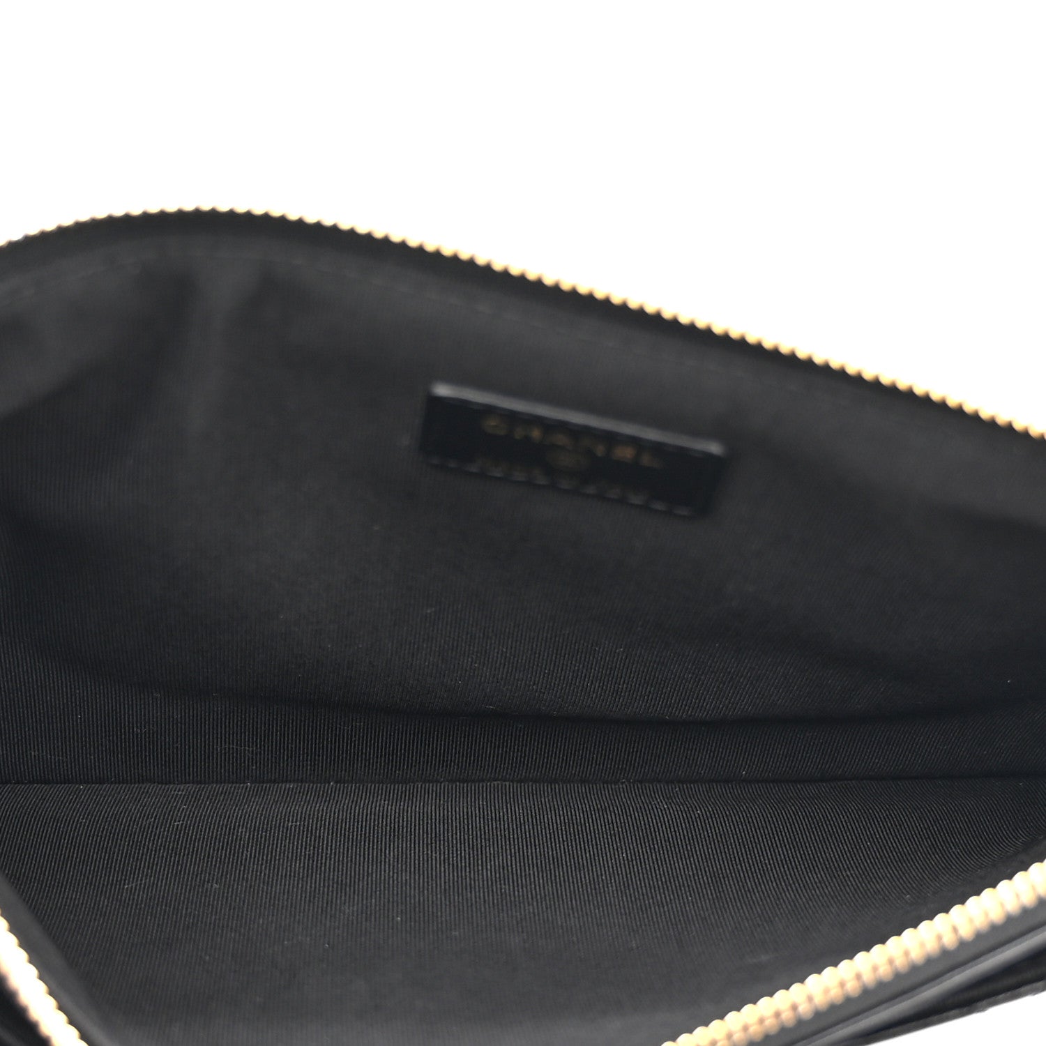 Chanel Lambskin Quilted Clutch With Chain Black 6 of 11