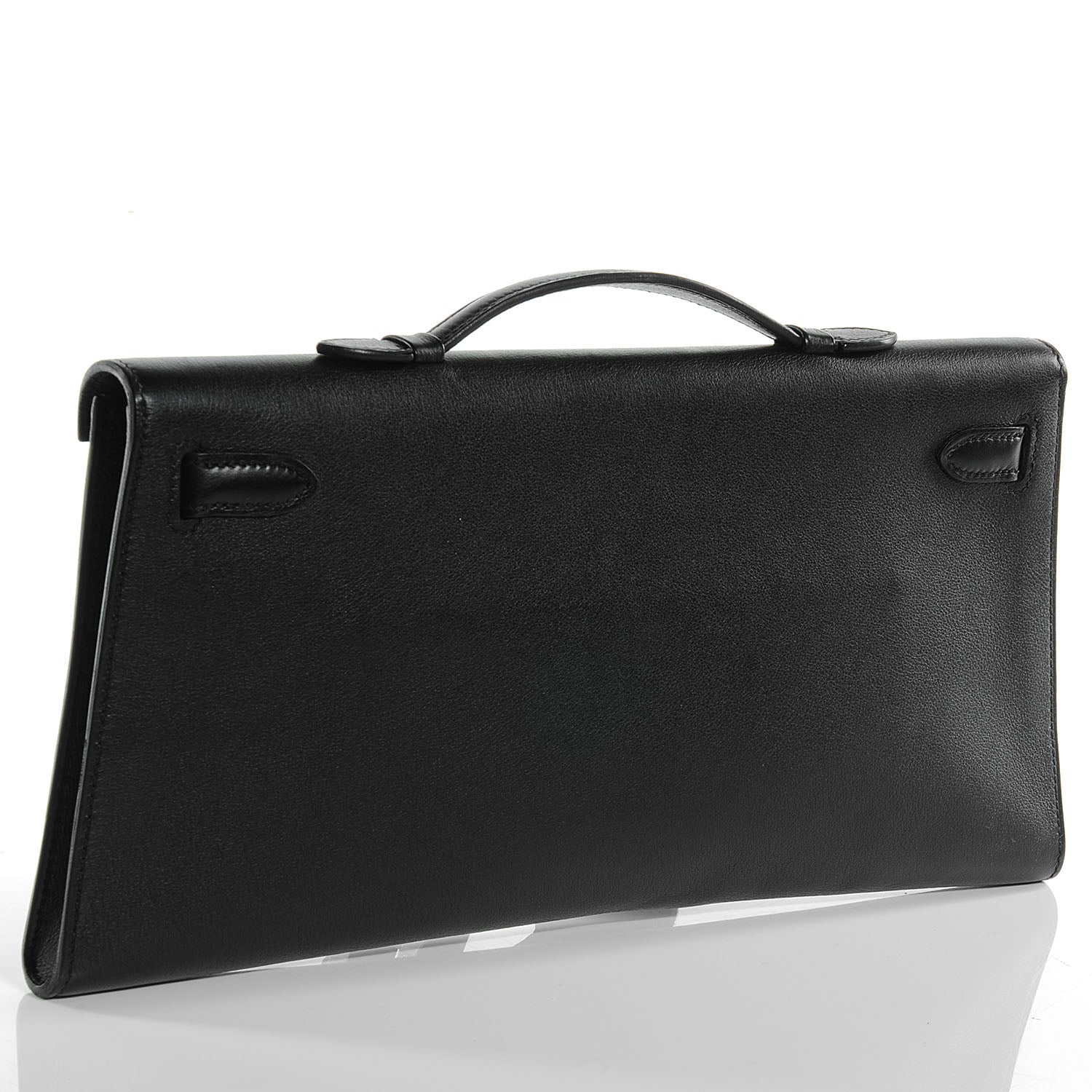 Hermes Swift Kelly Cut Clutch Pochette Black 3 of 8