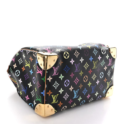 Louis Vuitton Monogram Multicolor Speedy 30 Black 3 of 10