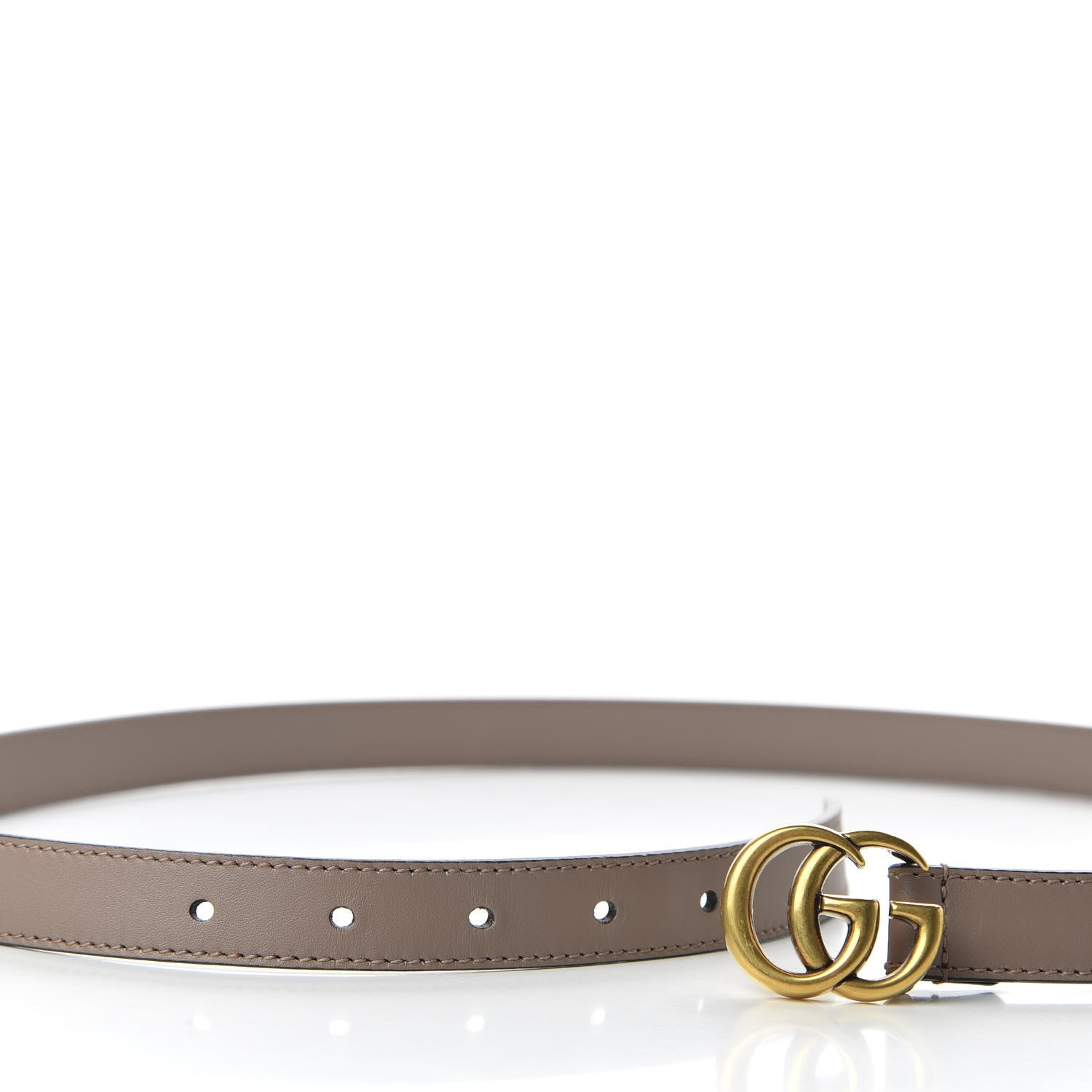 Gucci Calfskin Double G 20mm Belt 100 40 Porcelain Rose 4 of 4