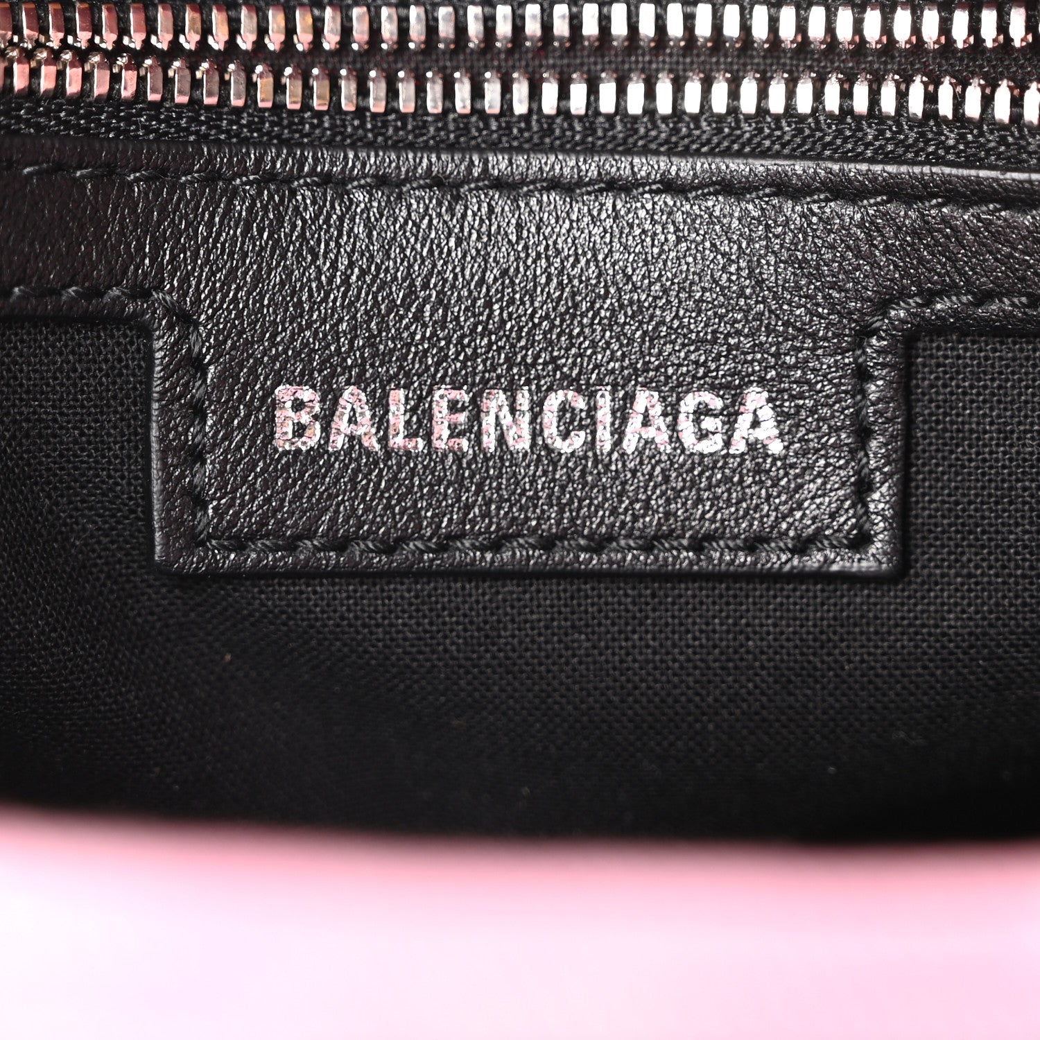 Balenciaga Denim BB Monogram Neo Cagole Handbag XS Pink 7 of 11