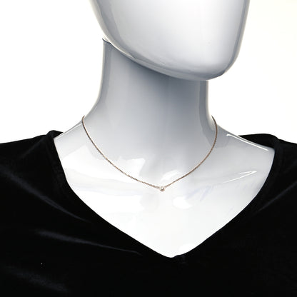 Cartier 18K Pink Gold Diamond SM D'Amour Pendant Necklace 10 of 10
