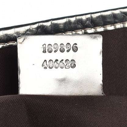 Gucci GG Plus Monogram Medium Joy Tote Gunmetal 7 of 7