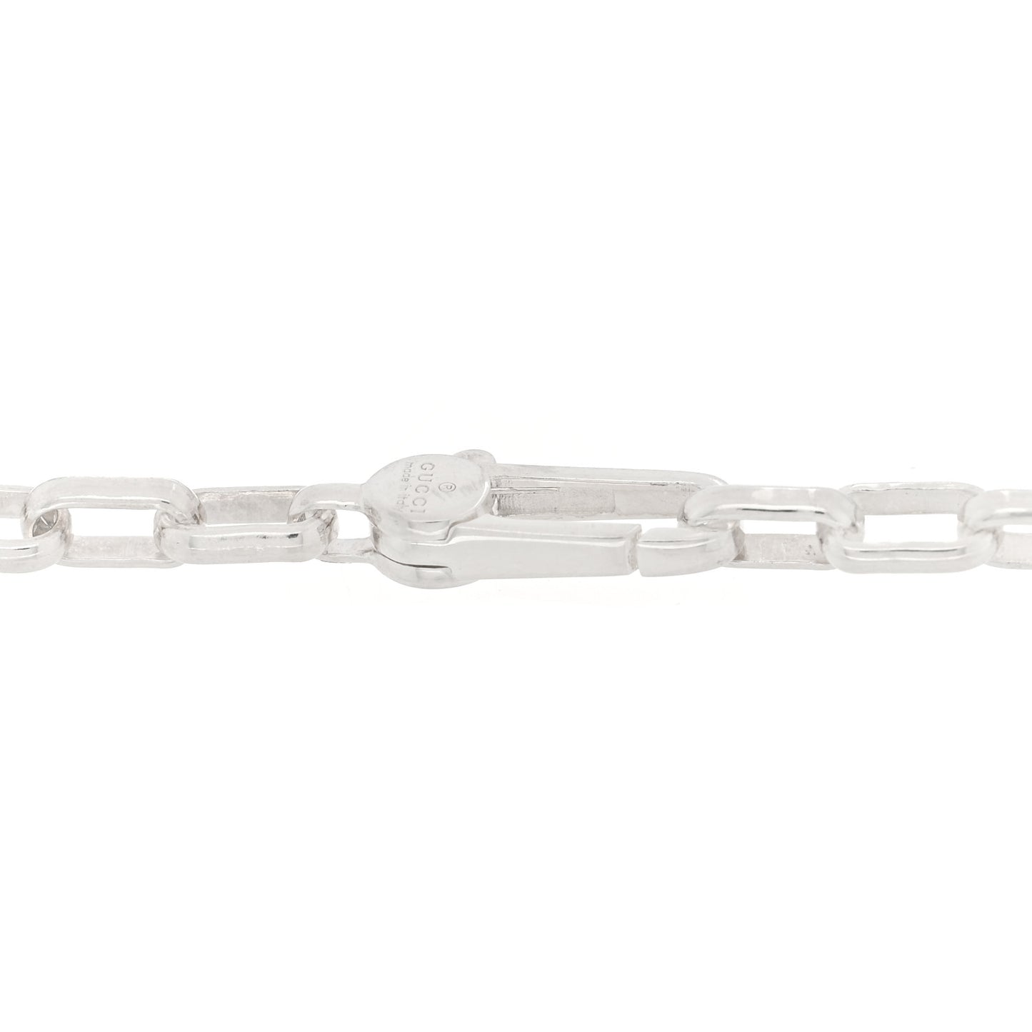 Sterling Silver Interlocking GG Bracelet