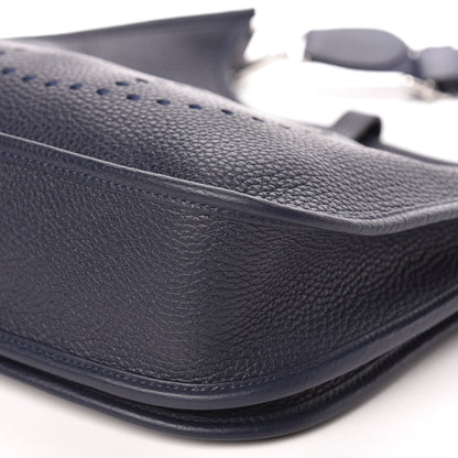 Hermes Taurillon Clemence Evelyne III PM Bleu Nuit 6 of 12