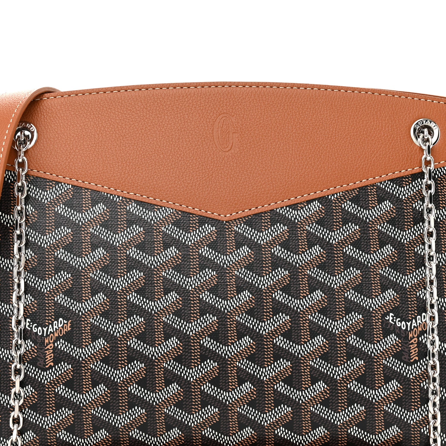 Goyard Goyardine Rouette Structure PM Black Tan 7 of 10
