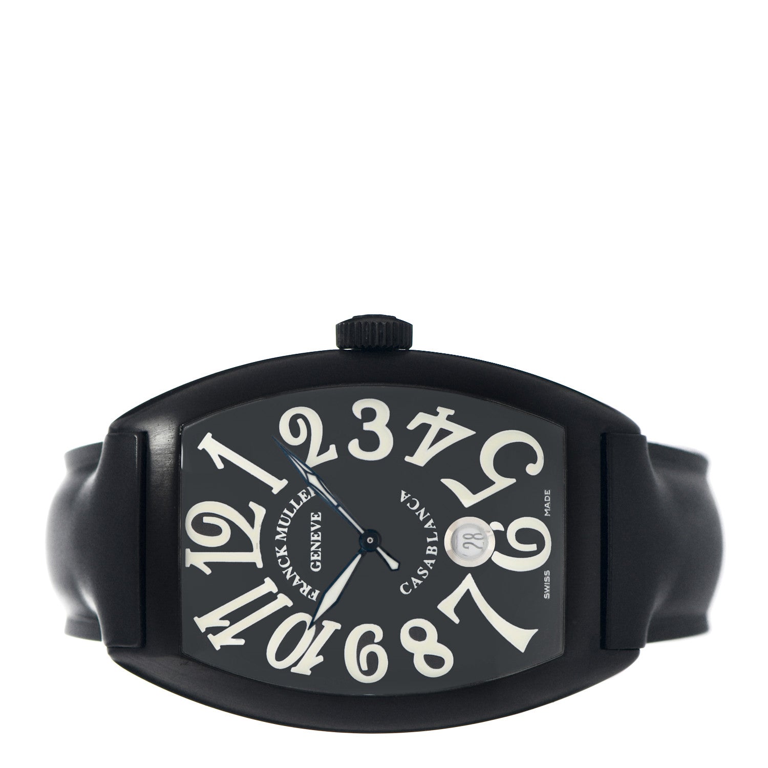 Franck Muller PVD Stainless Steel Rubber 39mm Casablanca Automatic Watch Black 8880CDTNR 2 of 4