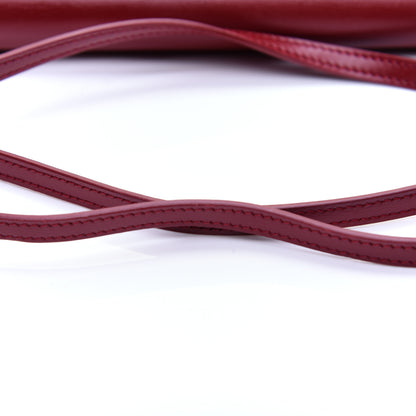 Saint Laurent Smooth Calfskin Monogram Phone Holder Crossbody Opyum Red 8 of 10