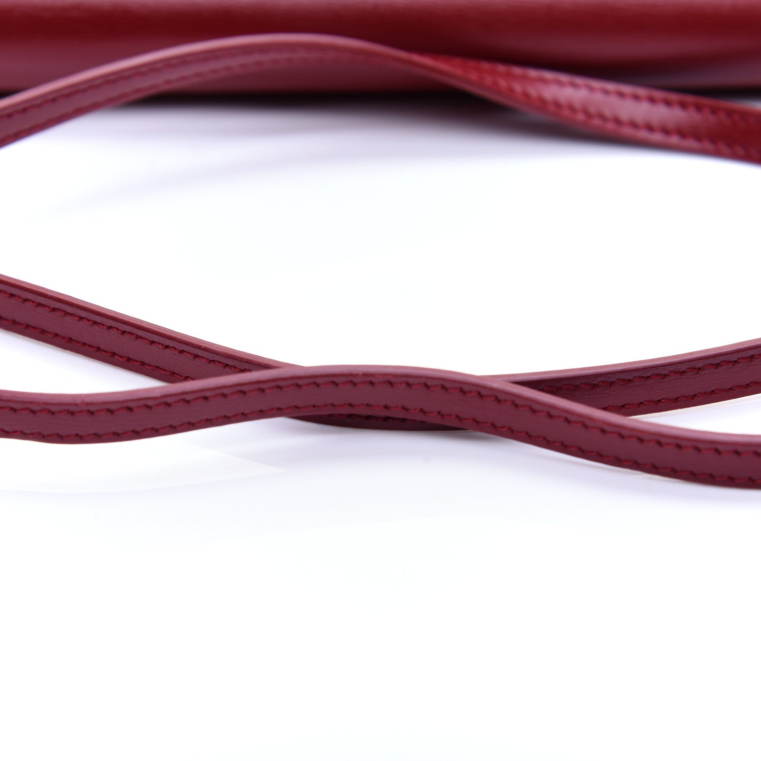 Saint Laurent Smooth Calfskin Monogram Phone Holder Crossbody Opyum Red 8 of 10