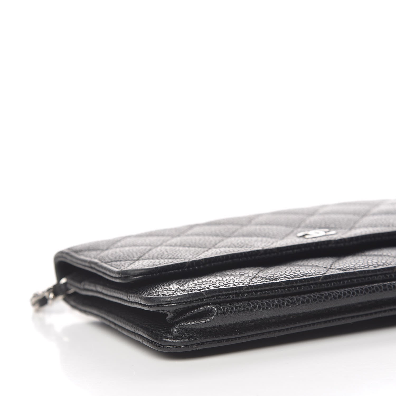 Chanel Caviar Quilted Wallet On Chain WOC Black 9 of 11