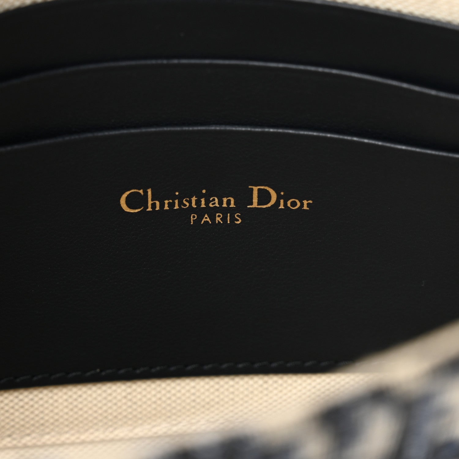 Christian Dior Oblique Flap Pouch Clutch Blue 6 of 6