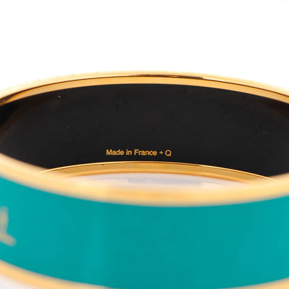 Hermes Enamel Wide Caleche Bracelet 65 4 of 5
