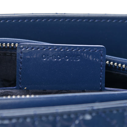 Christian Dior Patent Cannage Large Lady Dior Blue 8 of 8