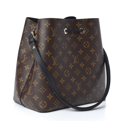 Louis Vuitton Monogram Neonoe MM Black 3 of 8