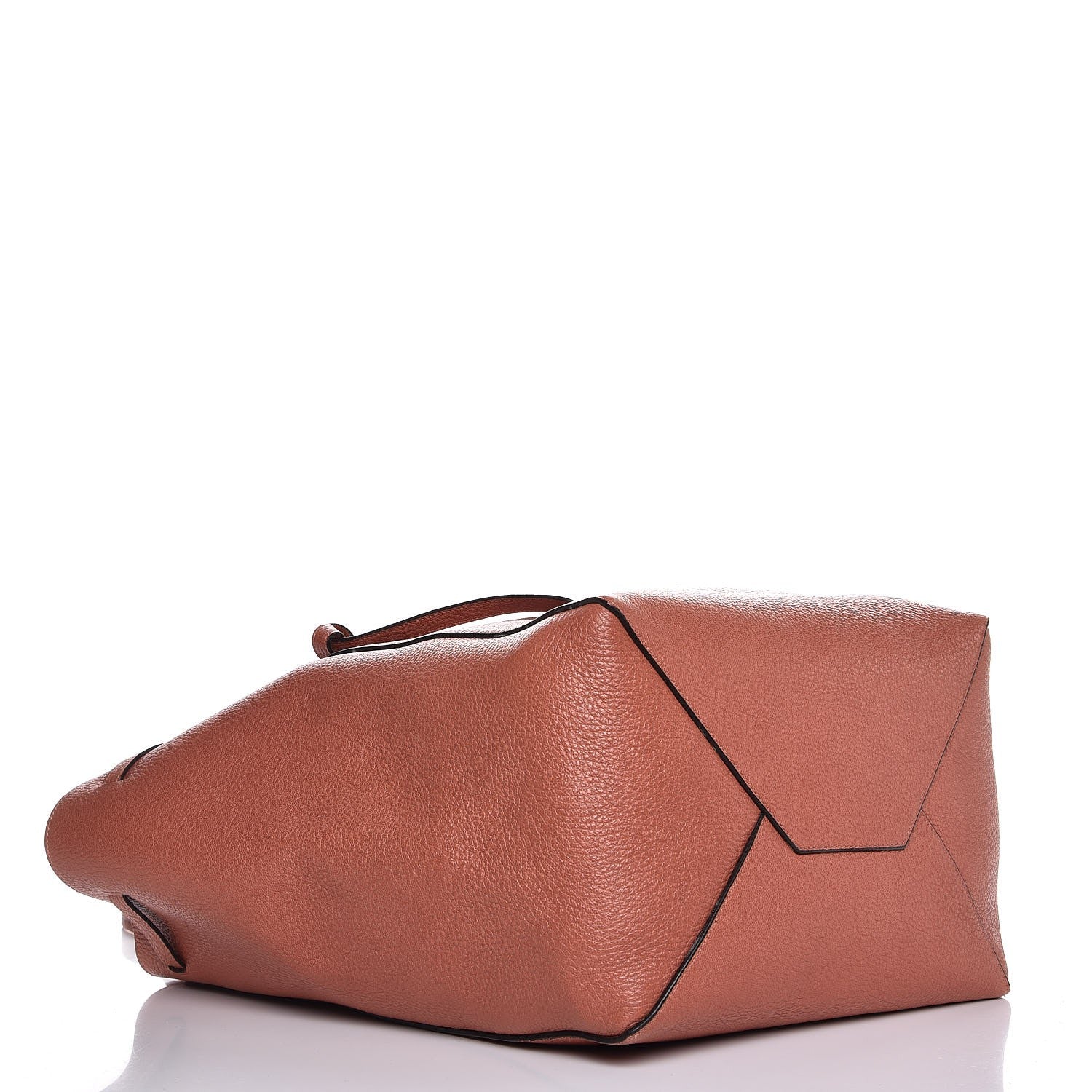 Celine Soft Grained Calfskin Medium Belt Cabas Phantom Terracotta 4 of 7