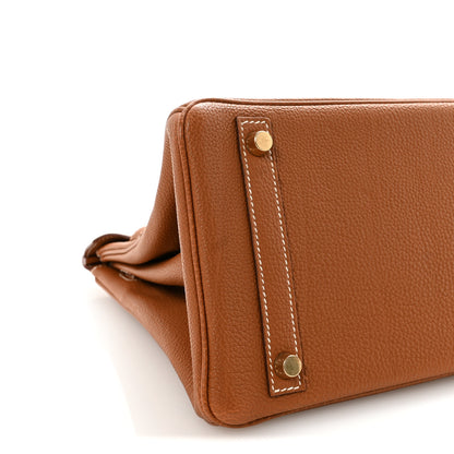 Hermes Togo Birkin 30 Gold 9 of 13