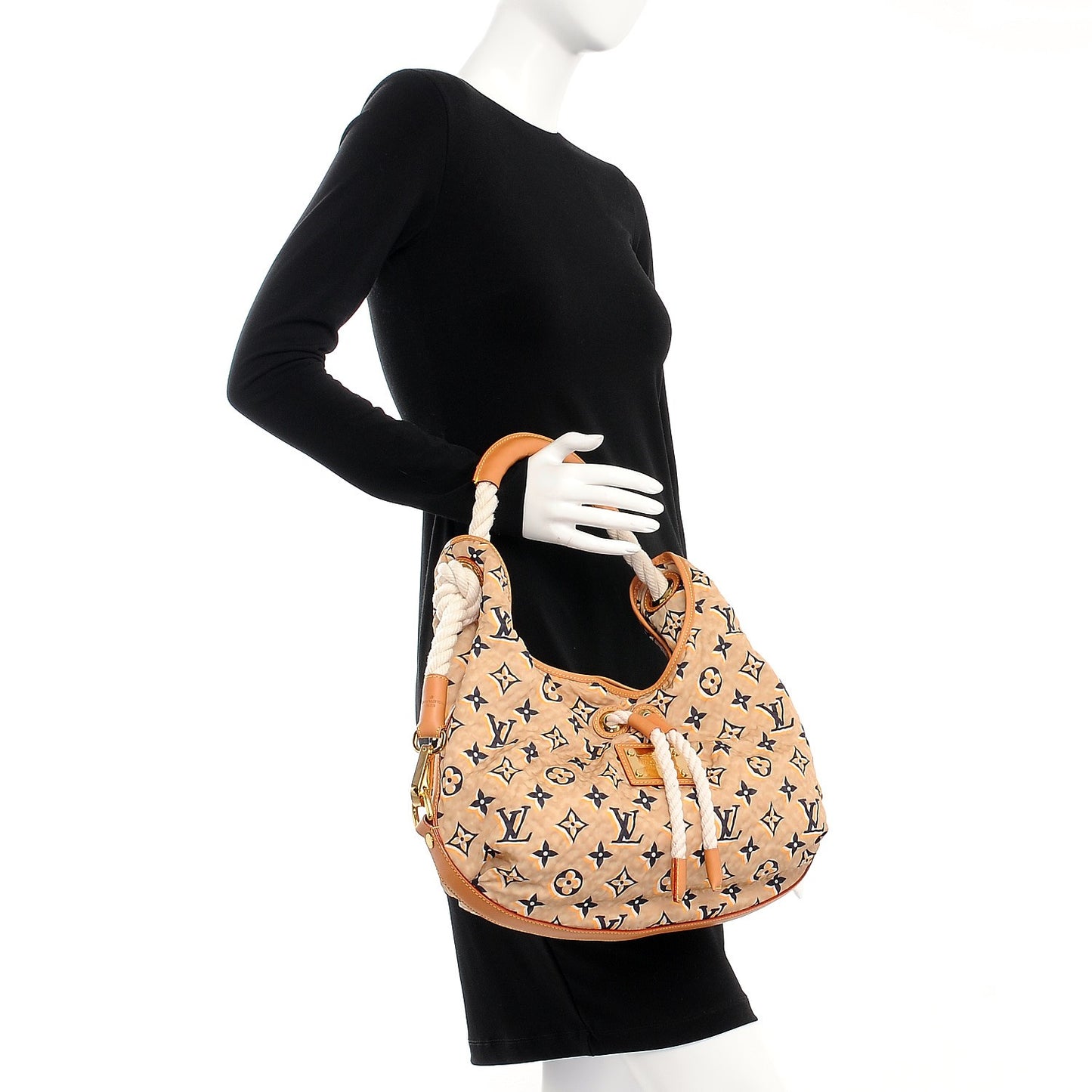 Canvas Monogram Cruise Bulles MM Natural