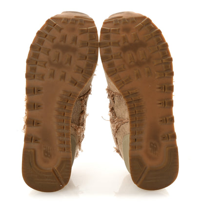 Miu Miu X NEW BALANCE Denim Marmorizzato 574 Sneakers 36 Cognac 6 of 8