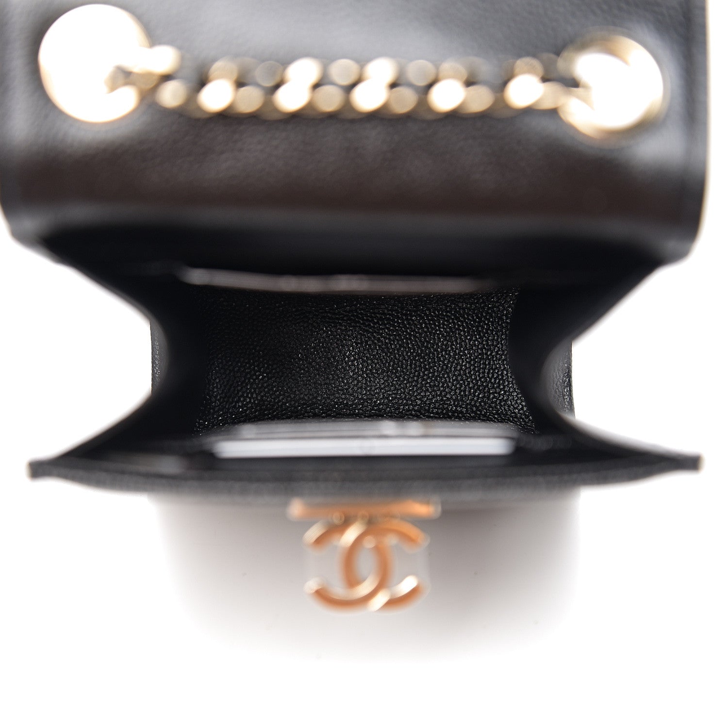 Chanel Caviar Quilted Golden Class Phone Holder Black 4 of 11