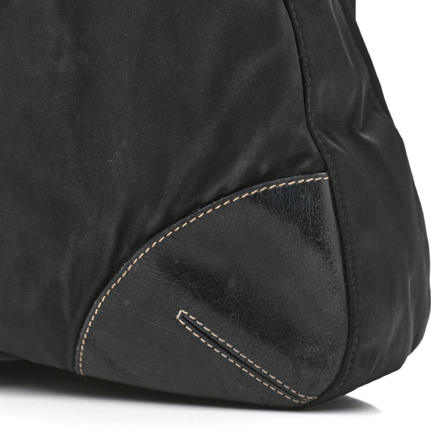 Tessuto Nylon Soft Calf Tote Black