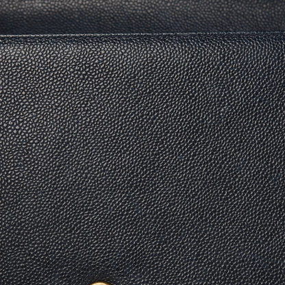 Chanel Caviar Quilted New Medium Boy Flap Blue 11 of 19