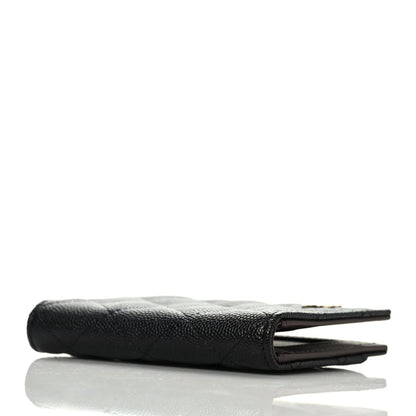 Chanel Caviar Quilted Card Holder Wallet Black 5 of 8