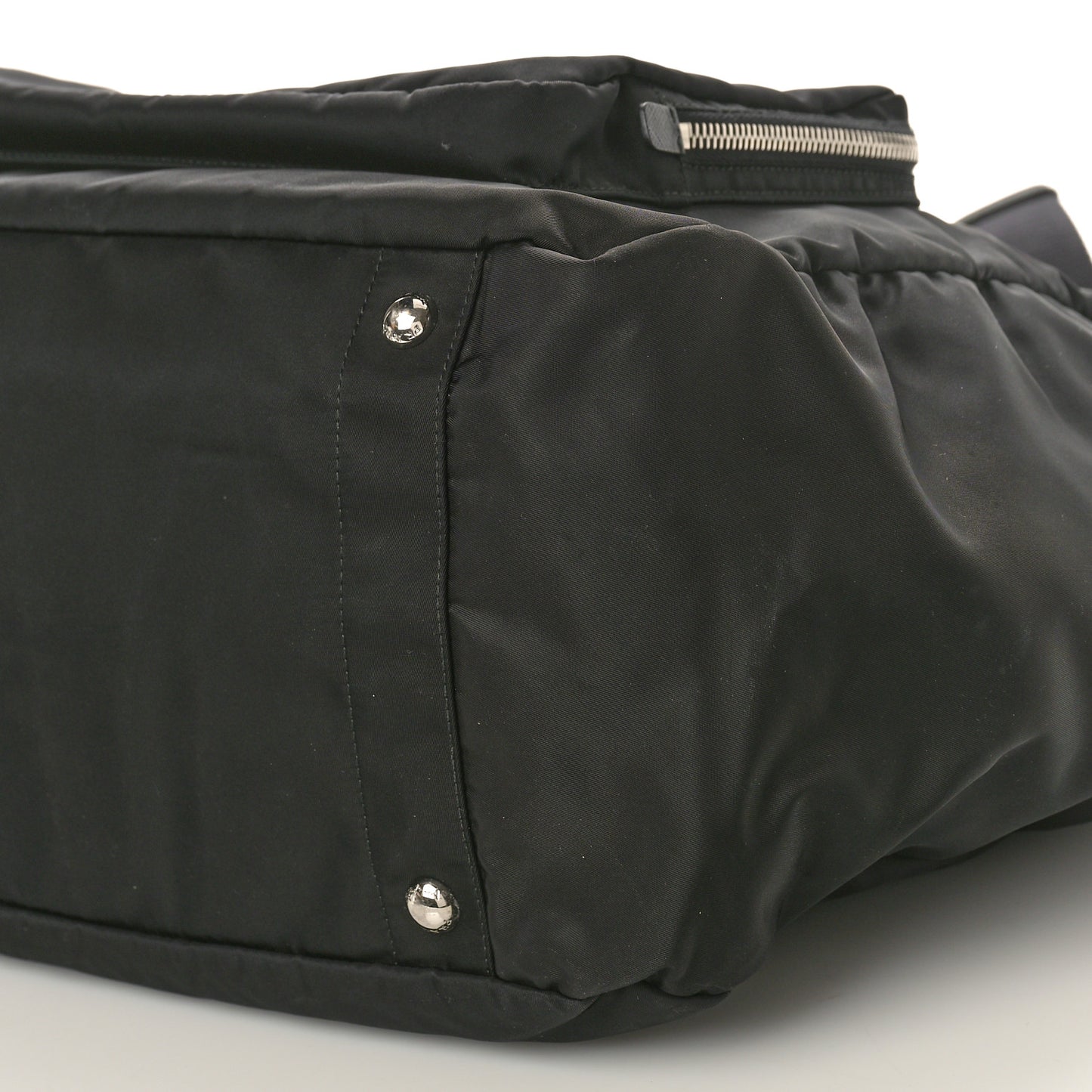 Nylon Vela Baby Bag Black