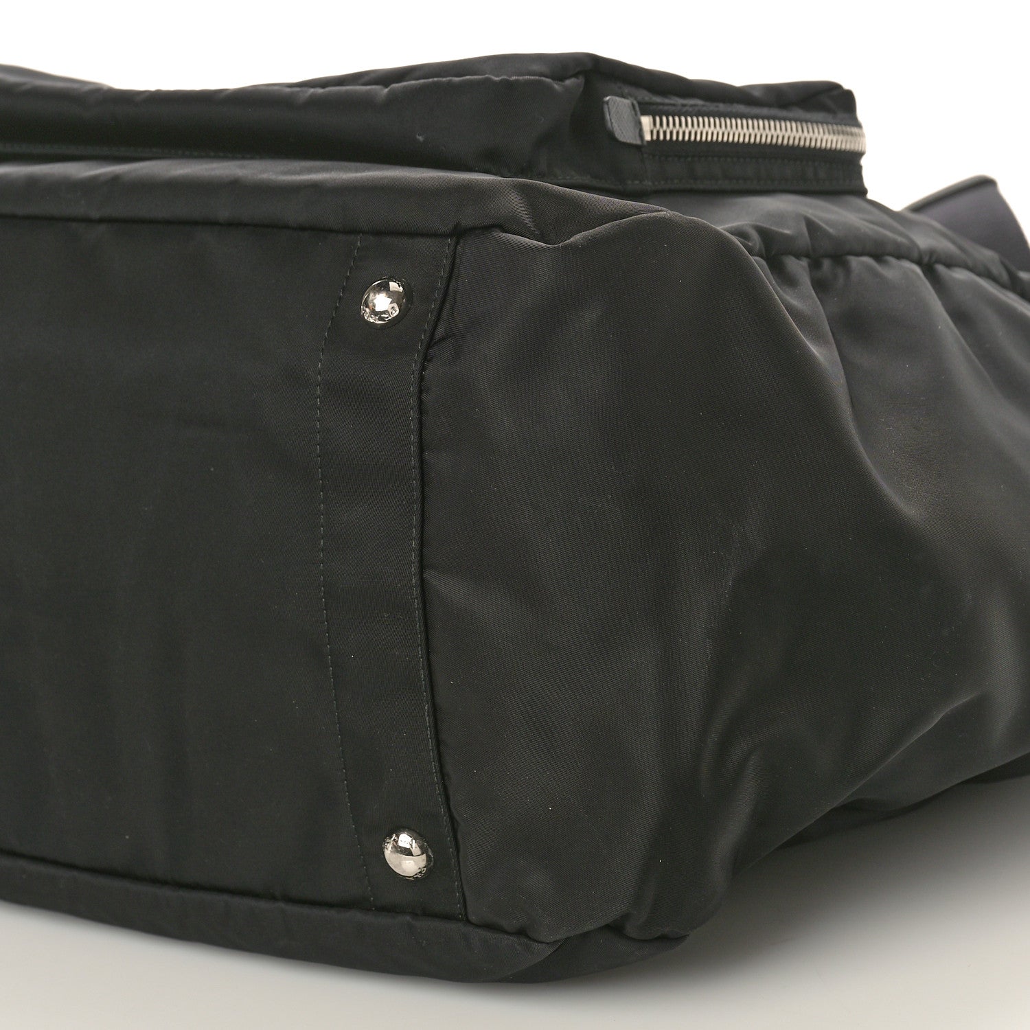 Prada Nylon Vela Baby Bag Black 10 of 12