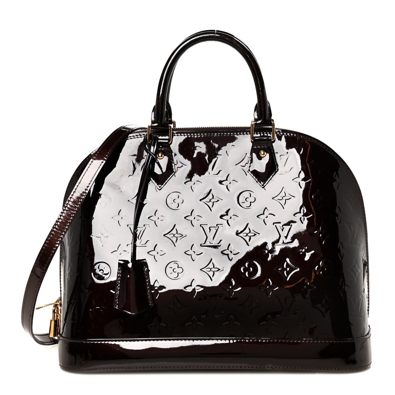 Louis Vuitton Vernis Alma MM Amarante 1 of 10