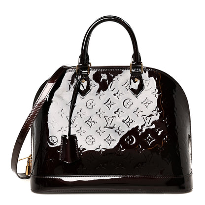 Louis Vuitton Vernis Alma MM Amarante 1 of 10