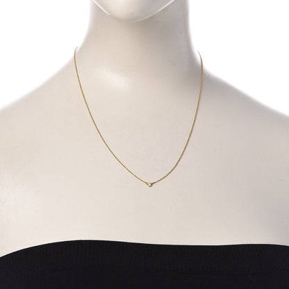 Tiffany 18K Yellow Gold Diamond .08ct Elsa Peretti Diamonds by the Yard Pendant Necklace 2 of 9