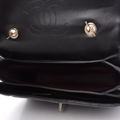 Chanel Lambskin Quilted Large Trendy CC Dual Handle Flap Bag Black 5 of 10