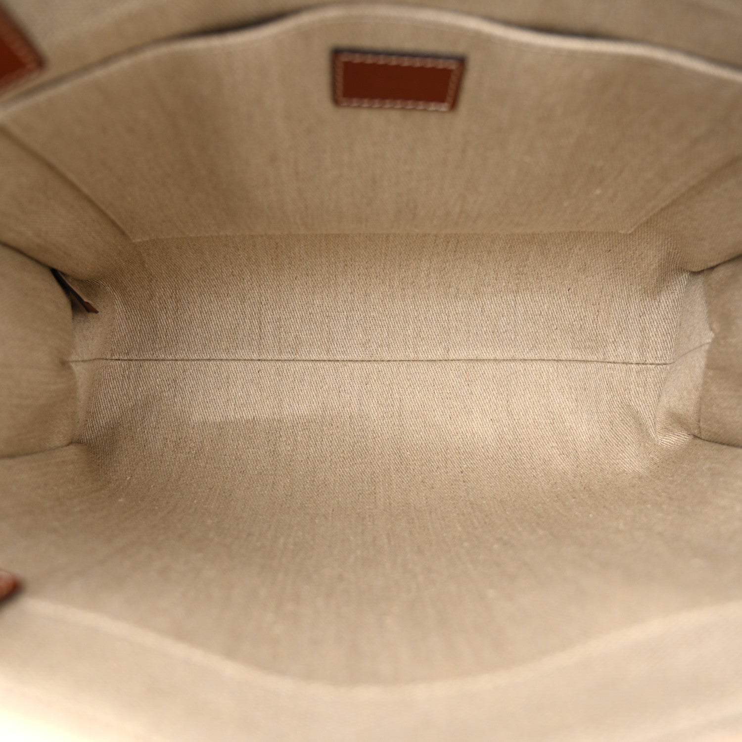 Chloe Cotton Calfskin Medium Woody Ribbon Tote White Brown 5 of 10