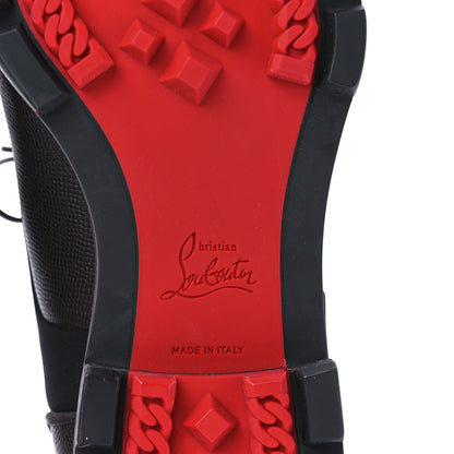 Christian Louboutin Smooth Textured Calfskin Neoprene Mika Sky Mens Flats 40 Brown 6 of 8