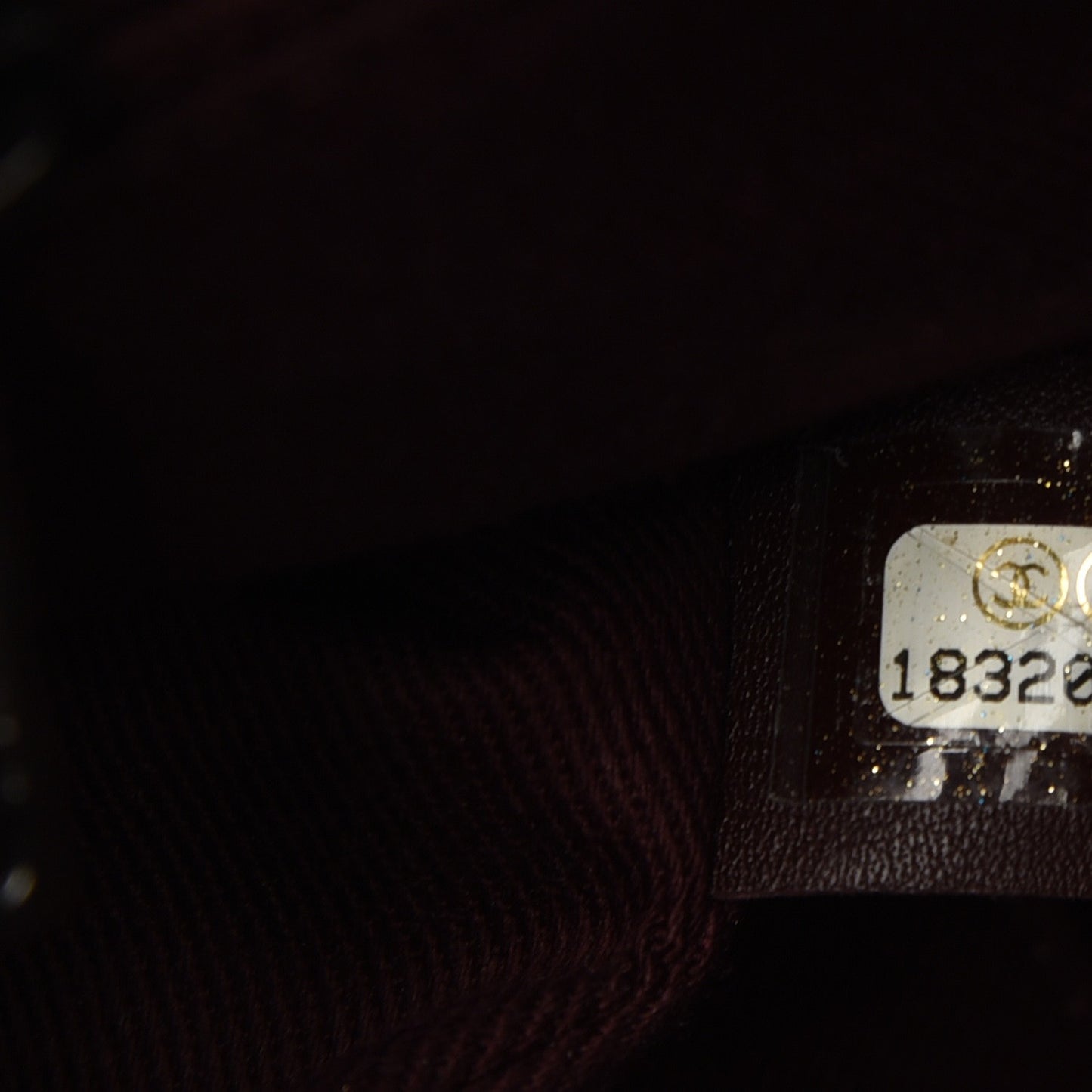 Crumpled Grained Calfskin Medium CC Crave Flap Brown