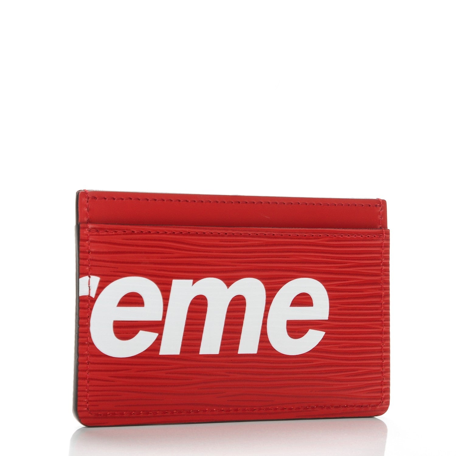 Louis Vuitton X SUPREME Epi Card Holder Red 3 of 6