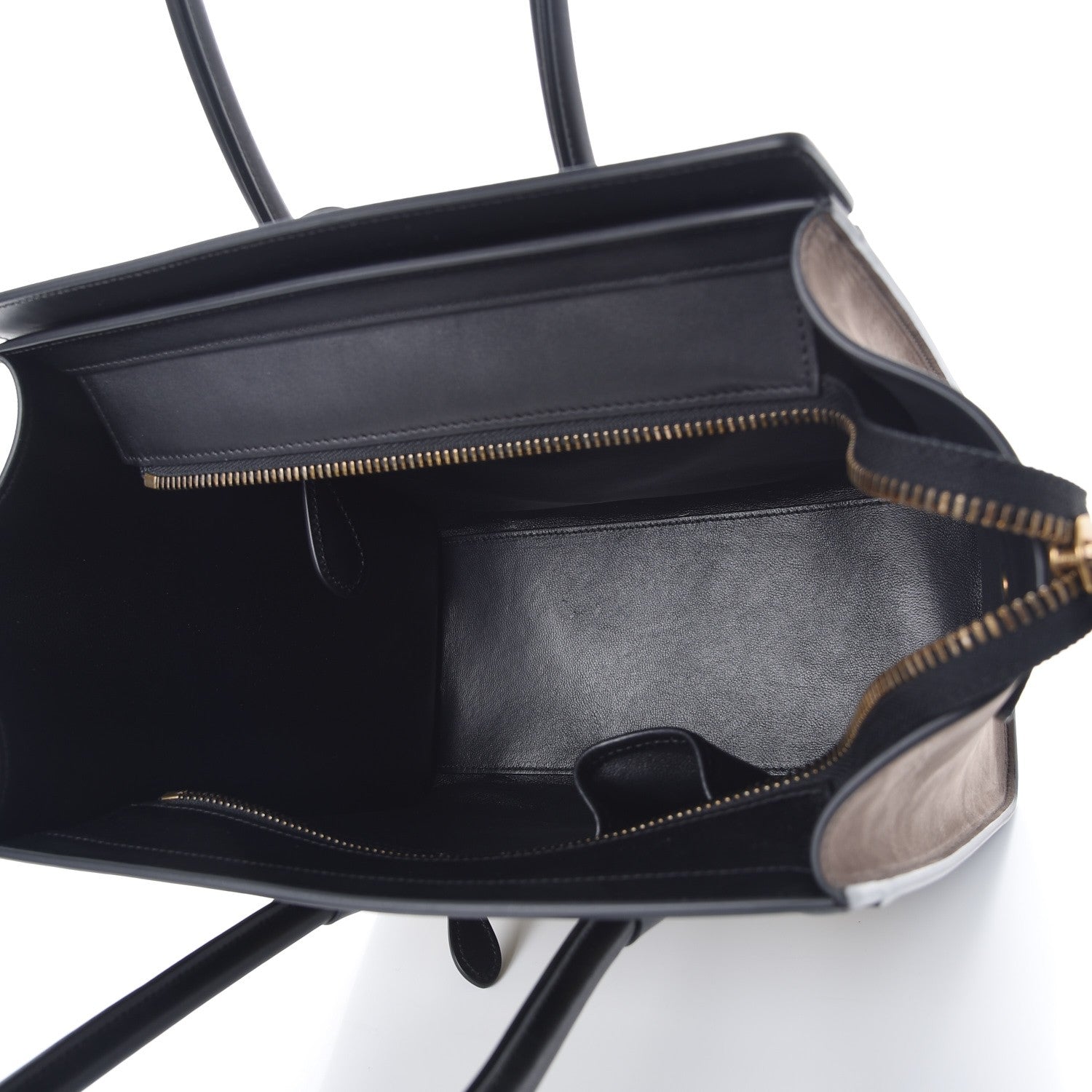 Celine Baby Grained Calfskin Nubuck Micro Tri-Color Luggage Olive 5 of 8