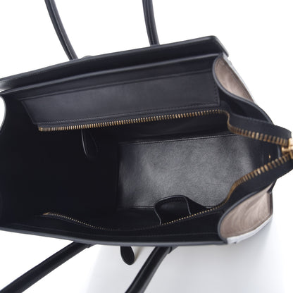 Celine Baby Grained Calfskin Nubuck Micro Tri-Color Luggage Olive 5 of 8