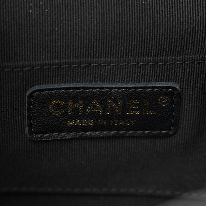 Chanel Lambskin Quilted Small Duma Drawstring Backpack Black 7 of 10