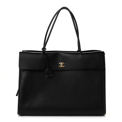 Chanel Grained Calfskin Large Urban Essentials Shopping Bag Black 1 of 10