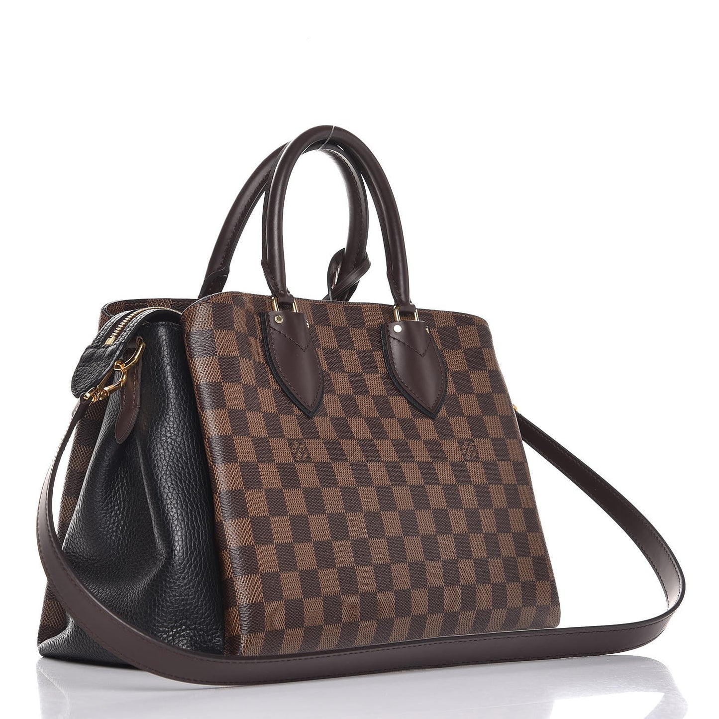 Cuir Taurillon Damier Ebene Normandy Black