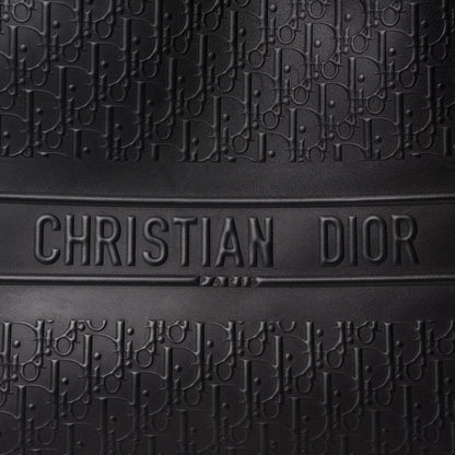 Christian Dior Oblique Calfskin Embossed Book Tote Black 10 of 10