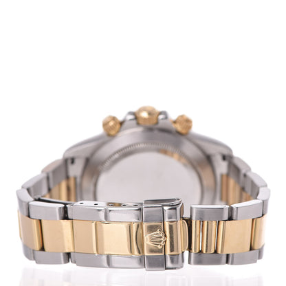 Rolex Stainless Steel 18K Yellow Gold 40mm Oyster Perpetual Cosmograph Daytona Watch White 16523 5 of 11