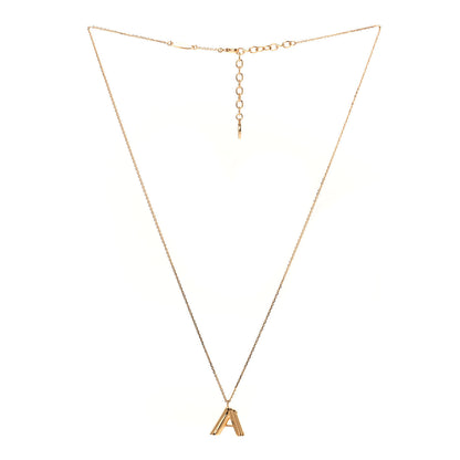 Louis Vuitton LV And Me Letter A Necklace Gold 2 of 4