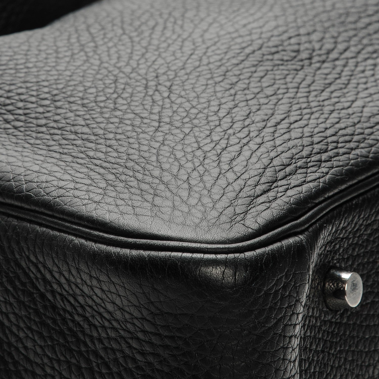 Hermes Taurillon Clemence Lindy 34 Black 8 of 11