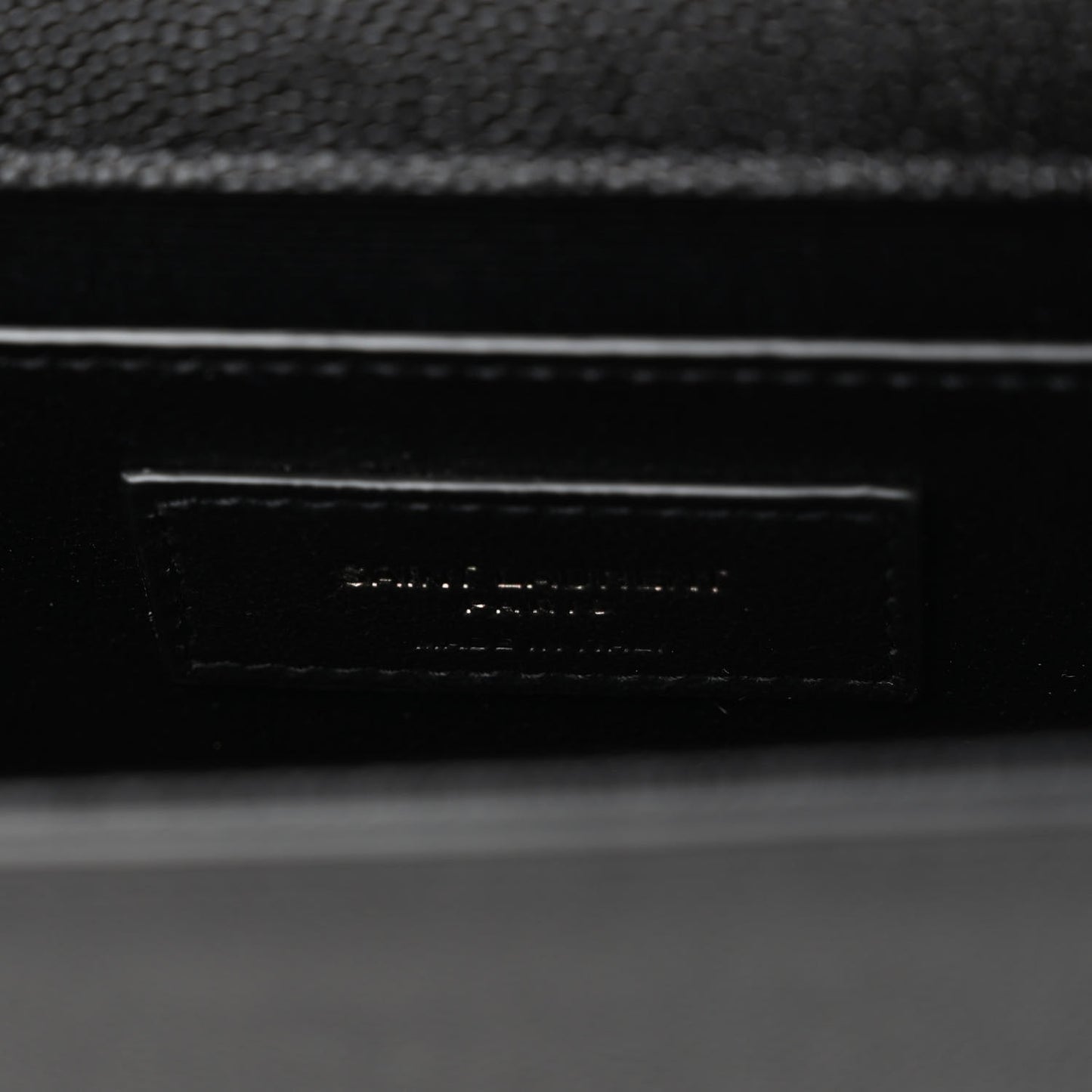 Grain De Poudre Small Monogram Monochrome Kate Satchel Black