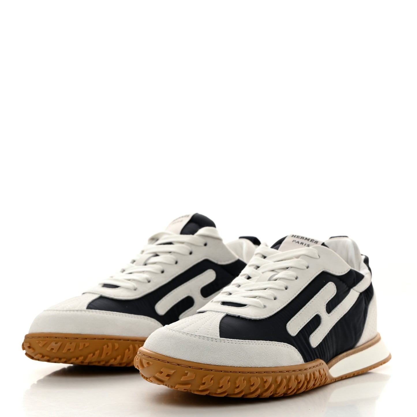 Suede Goatskin Jet Sneakers 39 Marine White