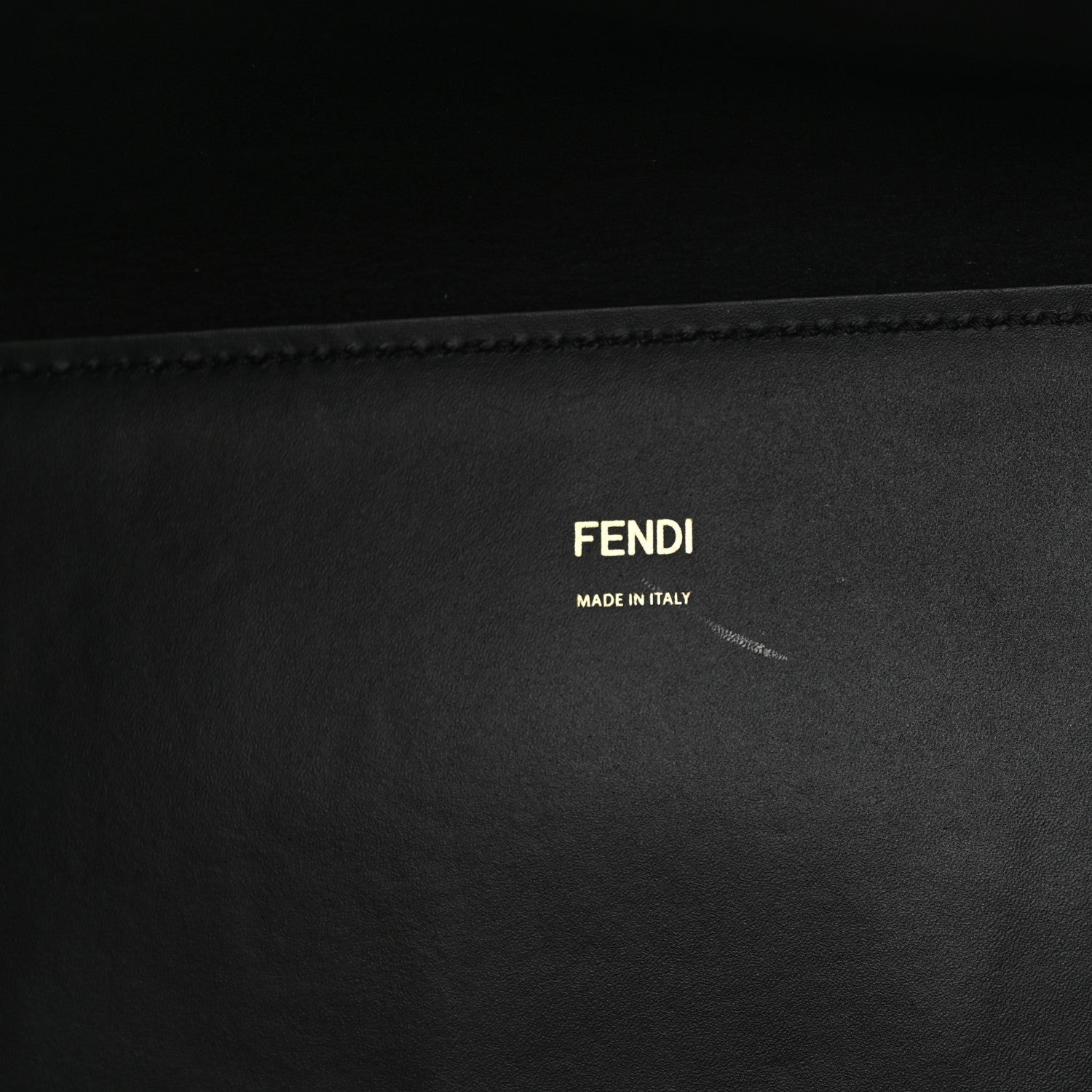 Fendi Vitello King Plexiglass Medium Fendi Sunshine Shopper Tote Black 6 of 9